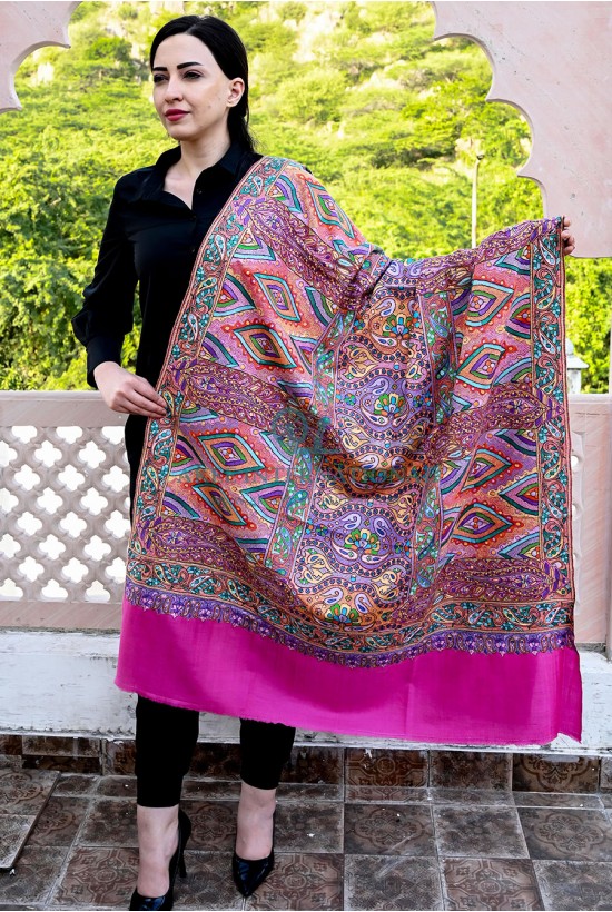 Pashmina Hand Embroidered Shawls