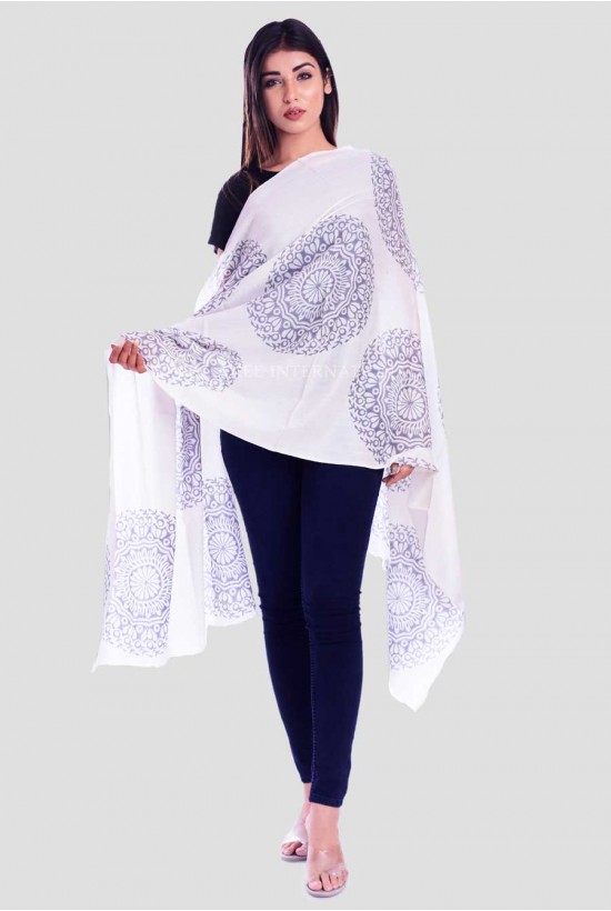 Himalayan Wool Block Printed Scarfs