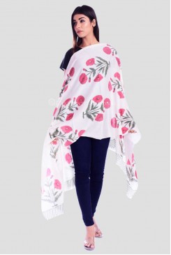 Himalayan Wool Block Printed Scarfs
