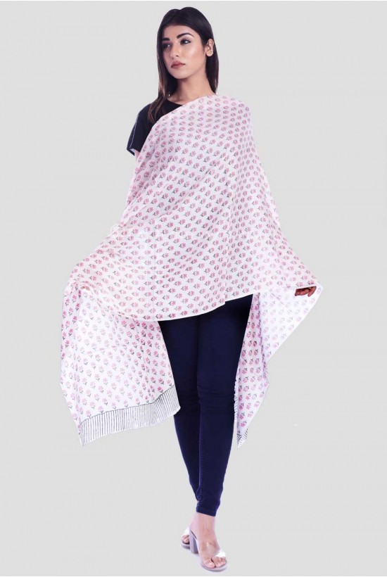 Himalayan Wool Block Printed Scarfs
