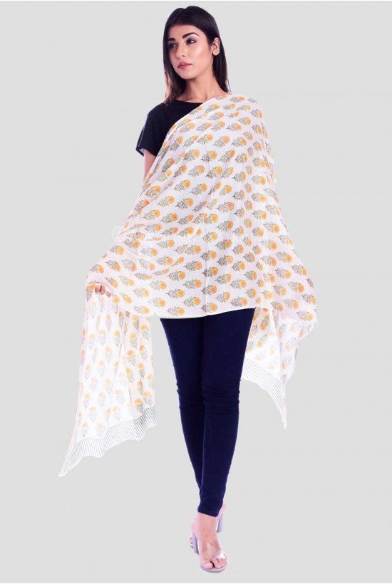 Himalayan Wool Block Printed Scarfs