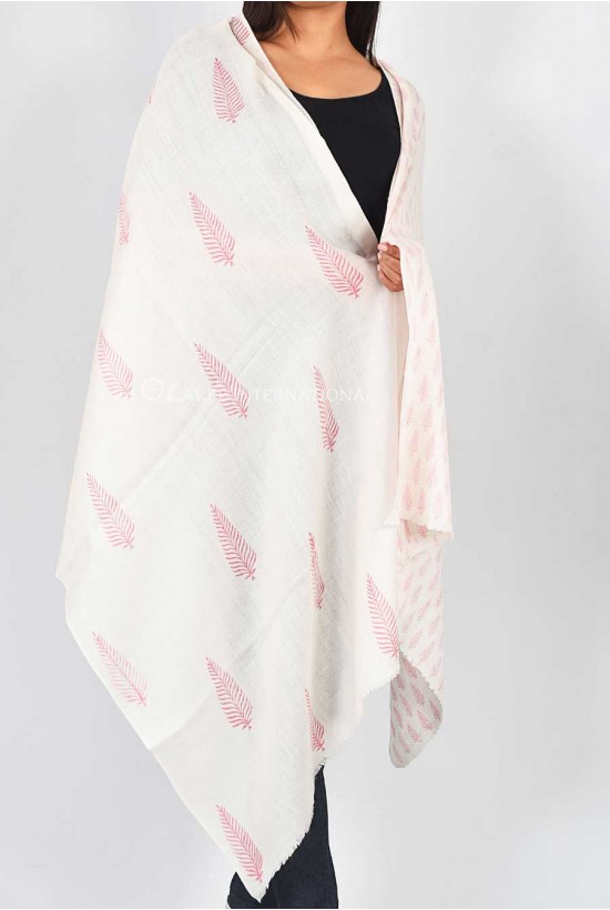 Himalayan Wool Block Printed Scarfs