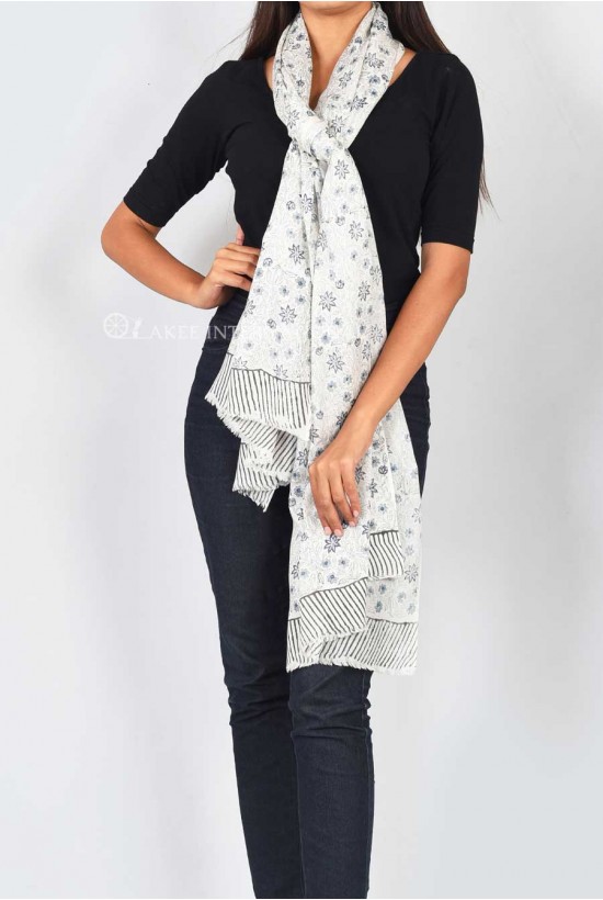 Himalayan Wool Block Printed Scarfs