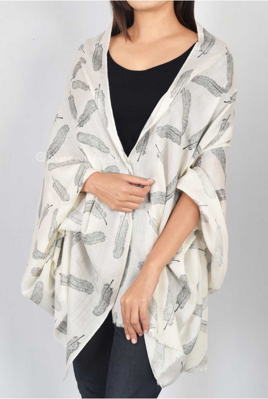 Himalayan Wool Block Printed Scarfs