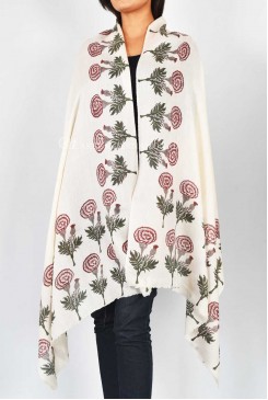 Himalayan Wool Block Printed Scarfs