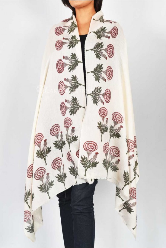 Himalayan Wool Block Printed Scarfs