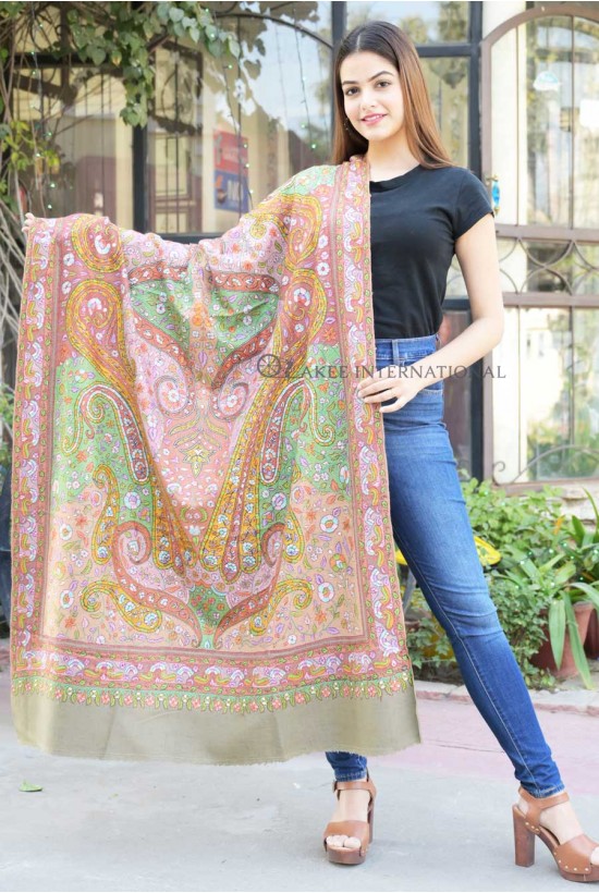 Pashmina Hand Embroidered Shawls