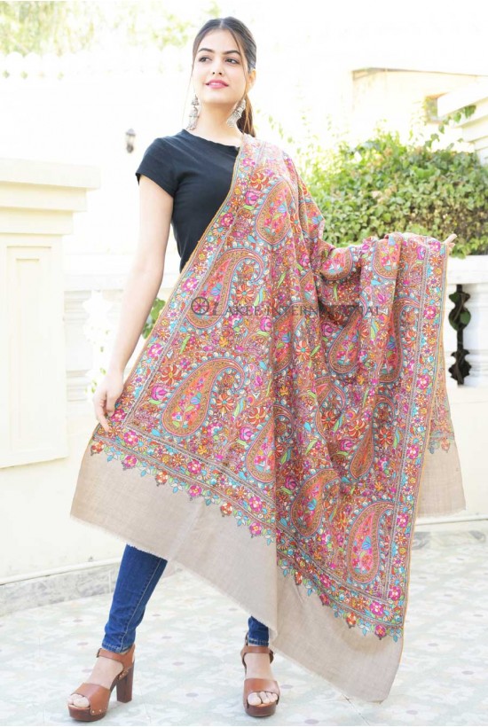 Pashmina Hand Embroidered Shawls