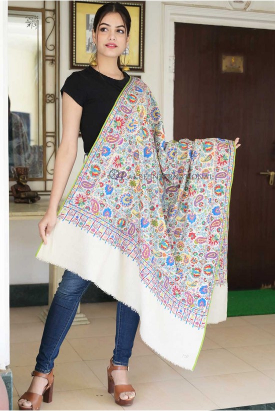 Pashmina Hand Embroidered Shawls