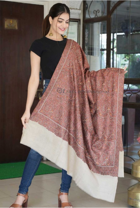 Pashmina Hand Embroidered Shawls