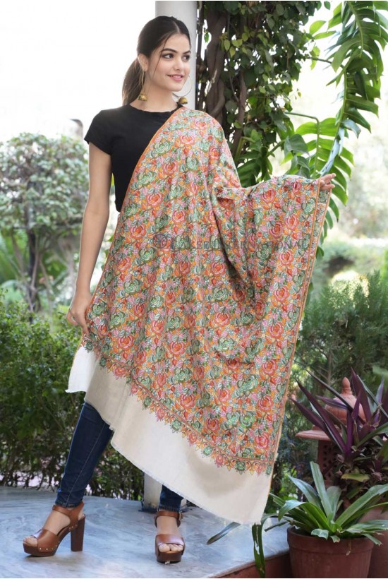 Pashmina Hand Embroidered Shawls