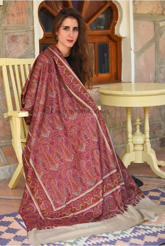 Pashmina Hand Embroidered Shawls