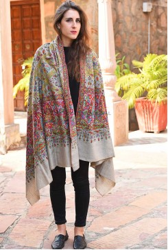Pashmina Hand Embroidered Shawls