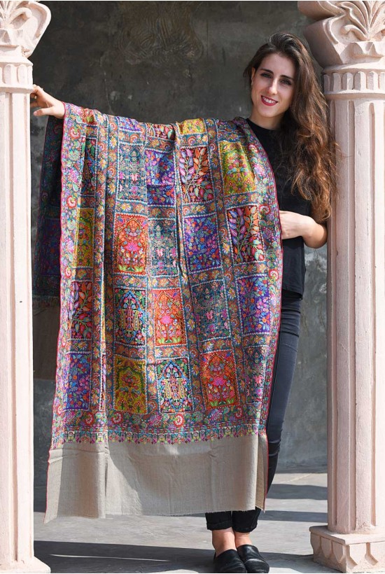Pashmina Hand Embroidered Shawls