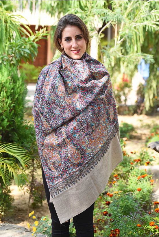 Pashmina Hand Embroidered Shawls