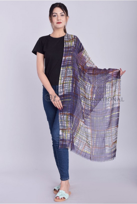 Wool Designer Printed Scarfs
