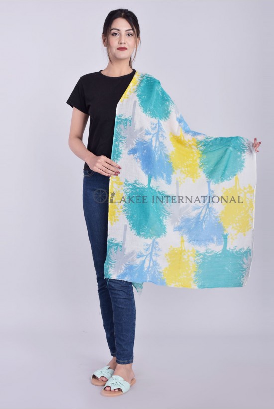 Wool Designer Printed Scarfs