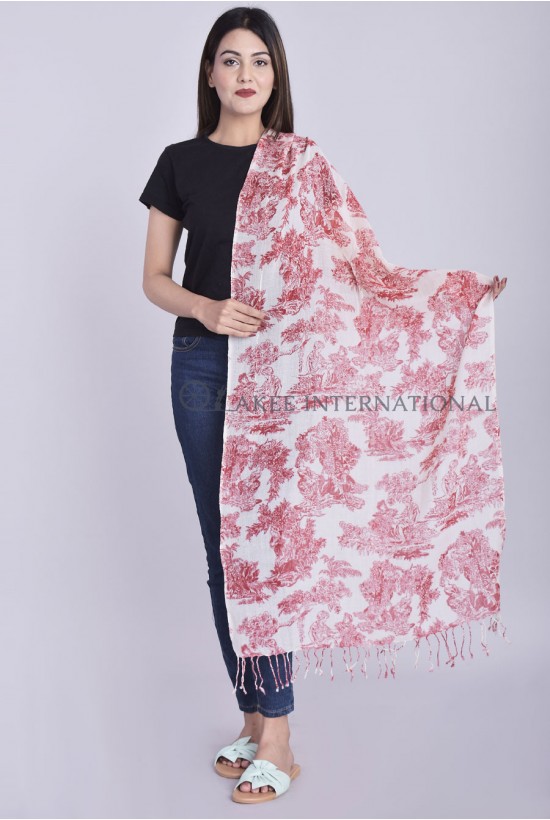 Wool Designer Printed Scarfs