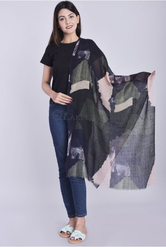 Wool Designer Printed Scarfs